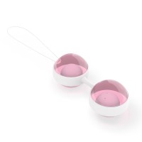Вагинальные шарики со смещённым центром тяжести Luna Beads розовые