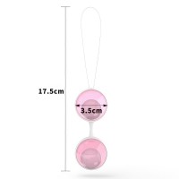 Вагинальные шарики со смещённым центром тяжести Luna Beads розовые