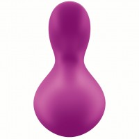 Перезаряжаемый мини-массажер Satisfyer Viva La Vulva 3 малиновый