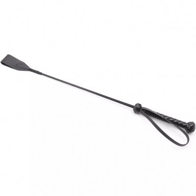 Черный стек из натуральной кожи 61 см Черный стек из натуральной кожи 61 см