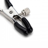 Зажимы для сосков с черной цепочкой Зажимы для сосков с черной цепочкой