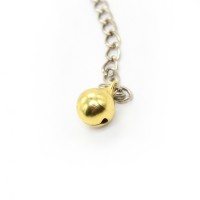 Зажимы для сосков с цепочкой и желтым бубенчиком Зажимы для сосков с цепочкой и желтым бубенчиком