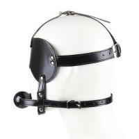 БДСМ маска на ремнях с кляпом БДСМ маска на ремнях с кляпом