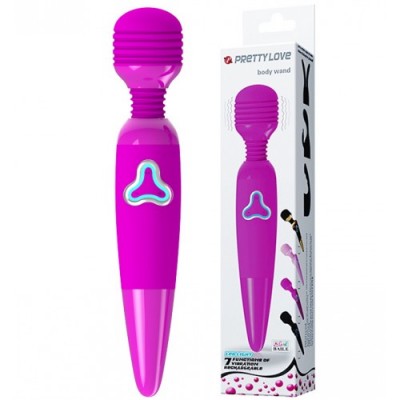 Вибромассажер Pretty Love Body Wand с 7 функциями вибрации розовый Вибромассажер Pretty Love Body Wand с 7 функциями вибрации розовый