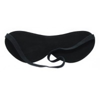 Черная маска на глаза с сердечками Черная маска на глаза с сердечками