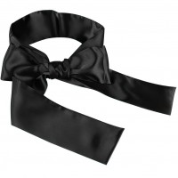 Черная сатиновая лента для связывания