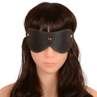 Черная маска на резинке для глаз Черная маска на резинке для глаз