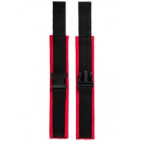 Наручники плюшевые черно-красные Наручники плюшевые черно-красные