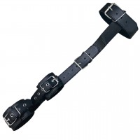 Бондаж для шеи и рук на ремнях черный Бондаж для шеи и рук на ремнях черный