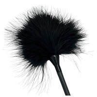 Черный двухсторонний тиклер-плетка 45 см Черный двухсторонний тиклер-плетка 45 см