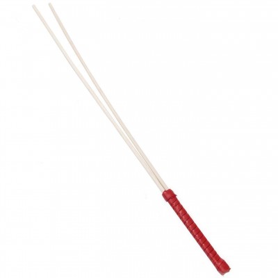 Двойной стек из ротанга с красной рукоятью 60 см