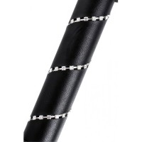 Черная плеть украшенная стразами 76 см