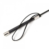 Классический черный стек с широким шлепком 64 см