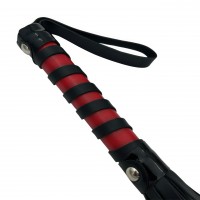 Длинная плеть с красно-черной рукоятью 70 см