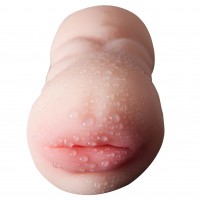 Двойной мастурбатор Vagina-Oral sex with teeth 2 в 1