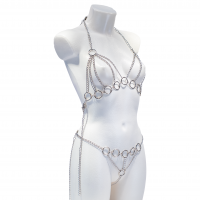 Эротический комплект из цепочек и колец OS Эротический комплект из цепочек и колец OS