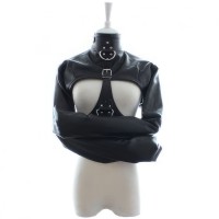 Смирительный женский жакет черный