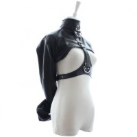 Смирительный женский жакет черный