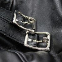 Смирительный женский жакет черный