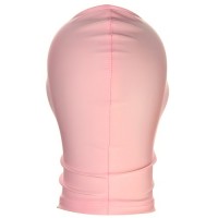 Розовая маска для лица с открытыми глазами и ртом