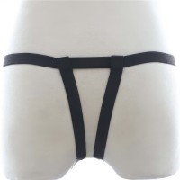 Серебристые трусики для страпона Серебристые трусики для страпона