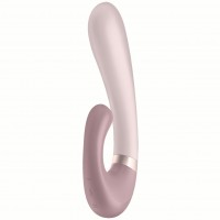 Смарт-вибратор со стимулятором клитора и функцией нагрева Satisfyer Heat Wave Mauve