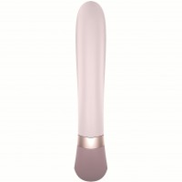Смарт-вибратор со стимулятором клитора и функцией нагрева Satisfyer Heat Wave Mauve