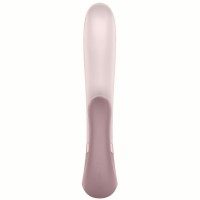 Смарт-вибратор со стимулятором клитора и функцией нагрева Satisfyer Heat Wave Mauve