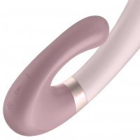 Смарт-вибратор со стимулятором клитора и функцией нагрева Satisfyer Heat Wave Mauve