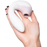 Вибратор с вакуумно-волновым стимулятором клитора Satisfyer Supernova White