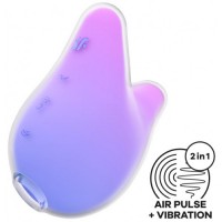 Вакуумно-волновой стимулятор с вибрацией Satisfyer Mermaid Vibes лилово-розовый