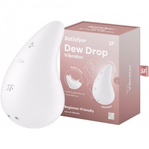 Клиторальный вибростимулятор Satisfyer Dew Drop белый