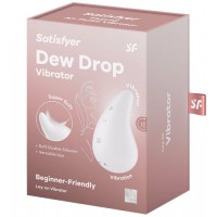 Клиторальный вибростимулятор Satisfyer Dew Drop белый