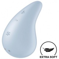 Клиторальный вибростимулятор Satisfyer Dew Drop голубой