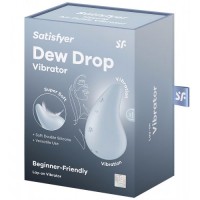 Клиторальный вибростимулятор Satisfyer Dew Drop голубой