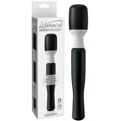 Черный вибромассажер Wanachi Черный вибромассажер Wanachi