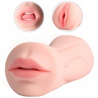 Мастурбатор 2 в 1 Vagina-Oral sex with teeth Мастурбатор 2 в 1 Vagina-Oral sex with teeth