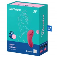 Клиторальный смарт-стимулятор Satisfyer Sexy Secret бордовый
