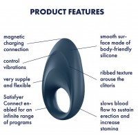 Эрекционное смарт-кольцо Satisfyer Mighty One