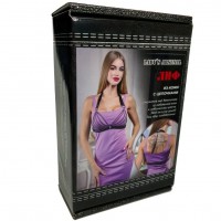 Изящный кожаный лиф с цепочками