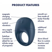 Эрекционное смарт-кольцо Satisfyer Strong One