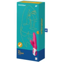 Вибратор с клиторальным стимулятором Satisfyer Mr. Rabbit Вибратор с клиторальным стимулятором Satisfyer Mr. Rabbit