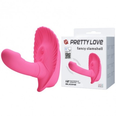 Смарт-стимулятор клитора с вагинальным отростком Fancy Clamshell Smart Смарт-стимулятор клитора с вагинальным отростком Fancy Clamshell Smart