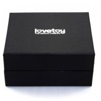 Анальная пробка с голубым стразом Golden Plug Large