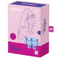 Набор менструальных чаш Satisfyer Feel Confident синий