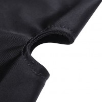 Черная маска для лица с открытым ртом