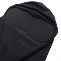 Черная маска для лица с открытым ртом