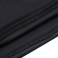 Черная маска для лица с открытым ртом