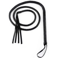Длинный черный кнут 185 см