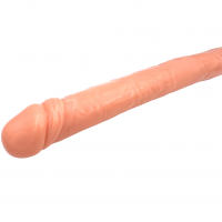 Двухголовый телесный фаллоимитатор Long Double-Dong 44 см Двухголовый телесный фаллоимитатор Long Double-Dong 44 см